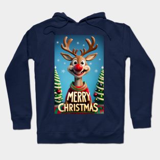 Merry Christmas - Reindeer Hoodie